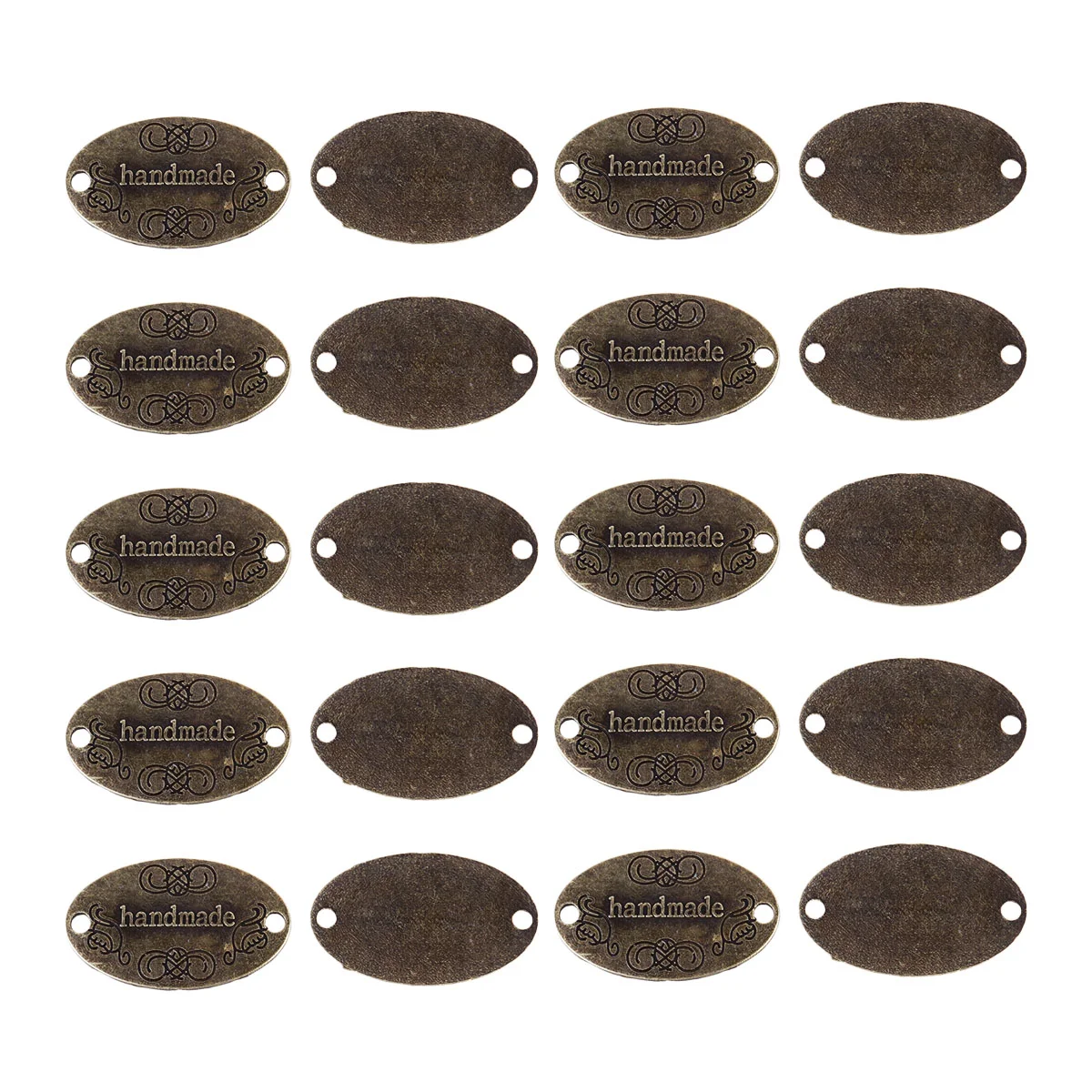 60 шт. пустая бирка кулон ожерелье изготовление ювелирных изделий подвески