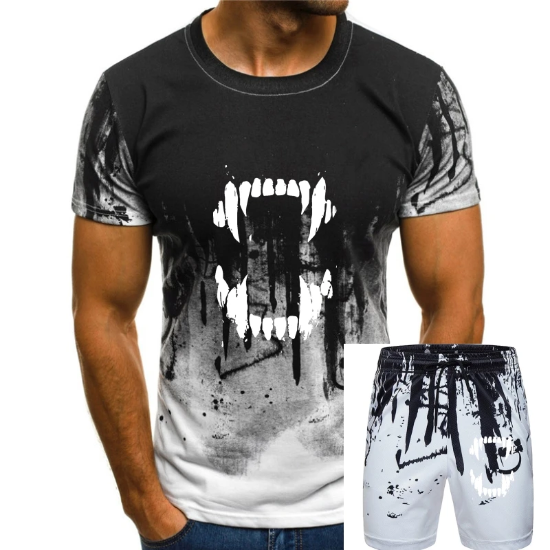 

wolf fang wolf t shirt Print Short Sleeve plus size 3xl Kawaii Graphic Basic Summer Style Formal shirt