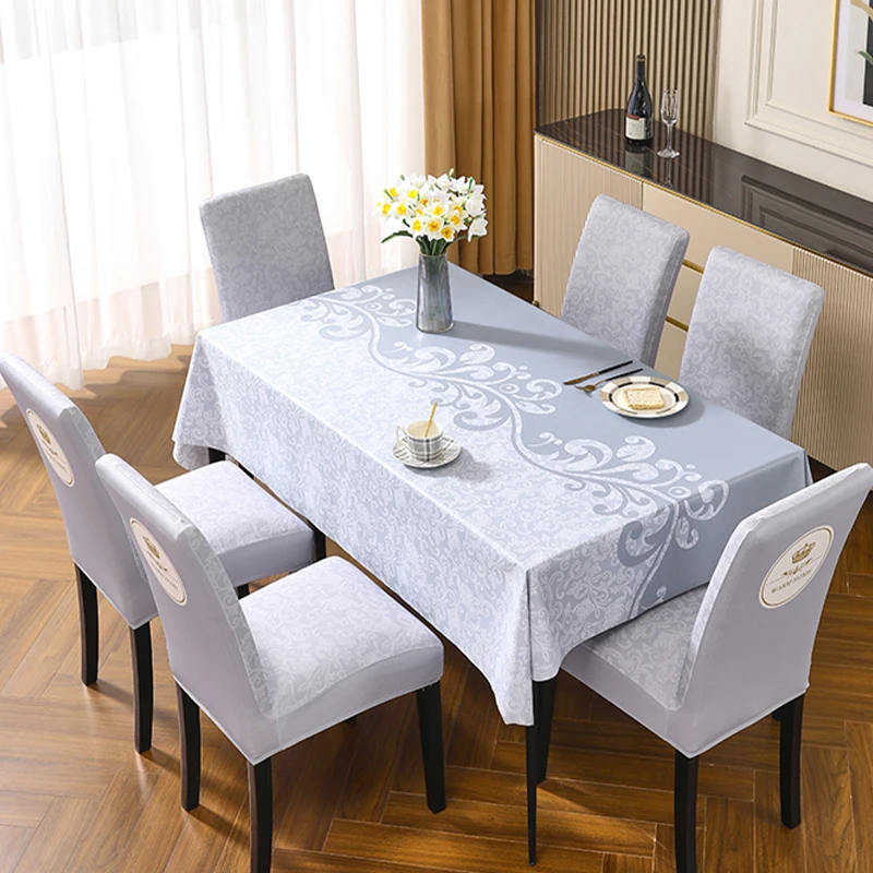 

Washable, waterproof, oil resistant, and scald resistant dining table chair cover, stool cover, chair cover, thickened universal