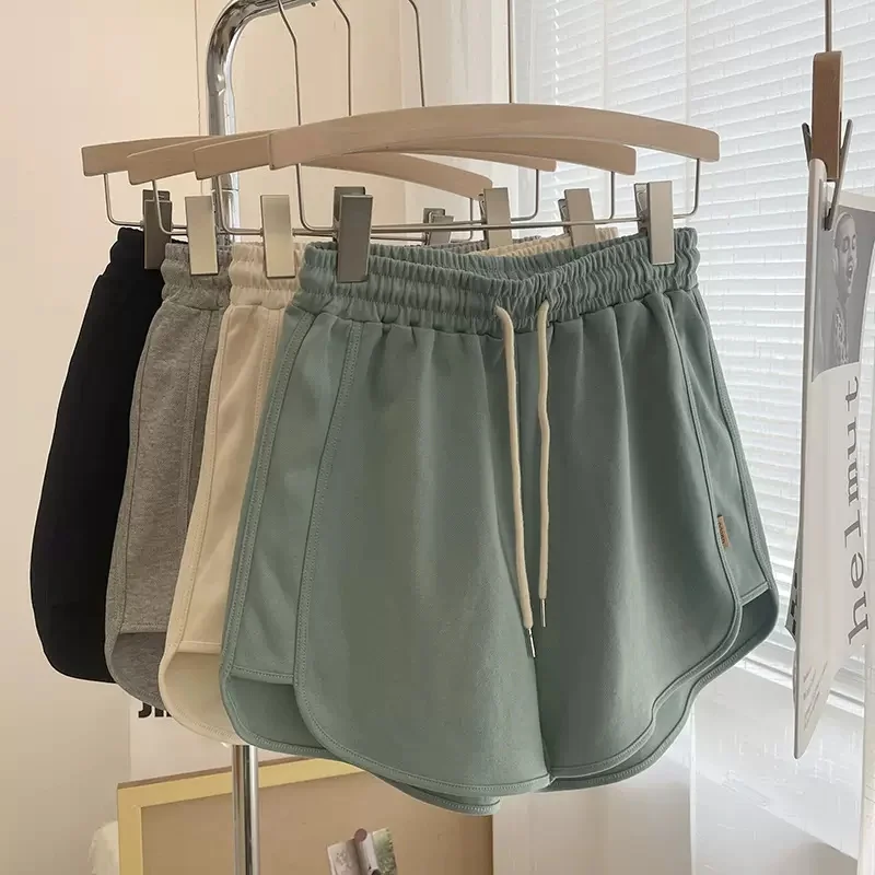 2023 Home Shorts Oversized Sportswear Wide Leg Shorts For Womens Clothing Summer yoga High Waisted Casual Running Hot Pants C353