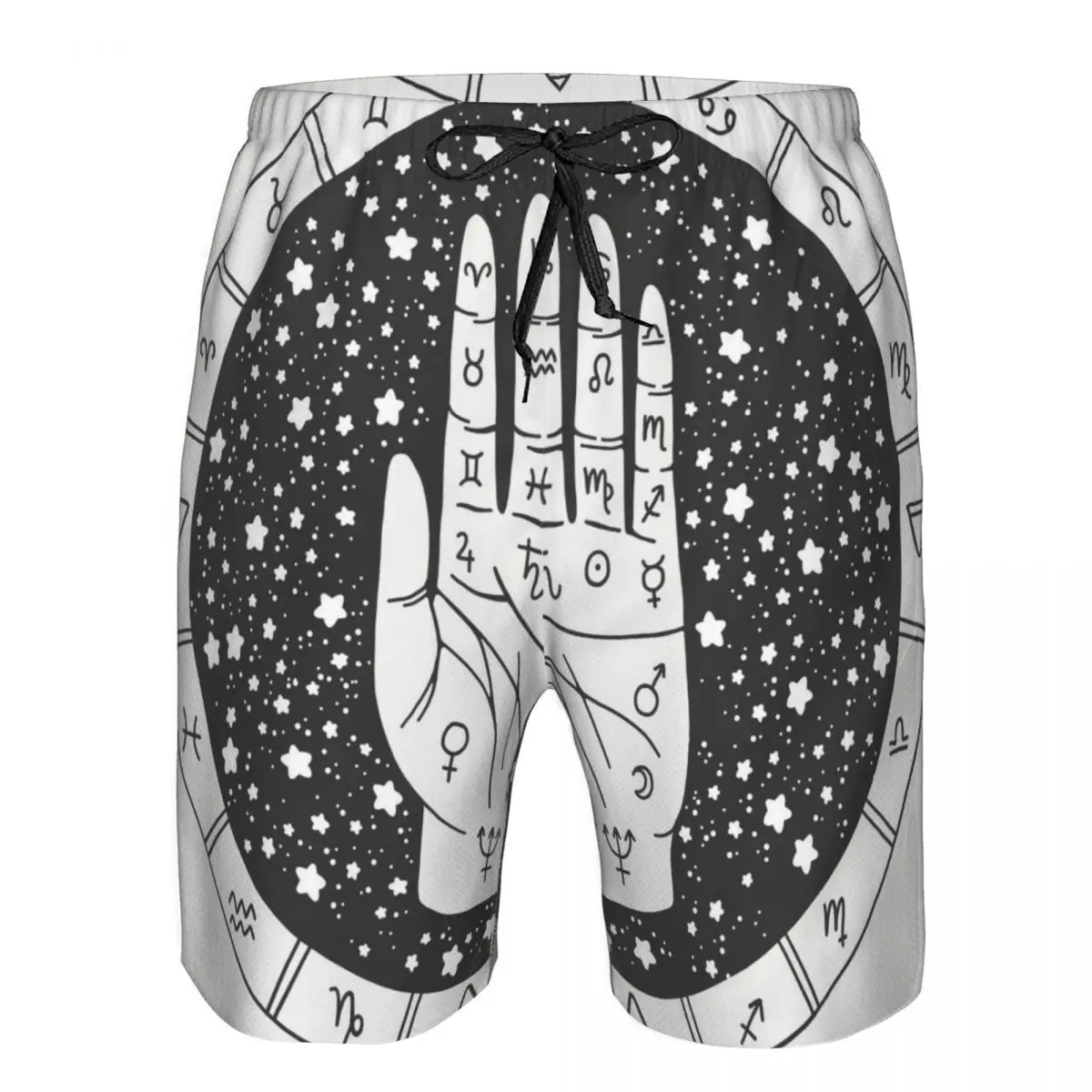

Palmistry Chiromancy Quick Dry Swimming Shorts For Men Swimwear Swimsuit Swim Trunk Bathing Beach Wear