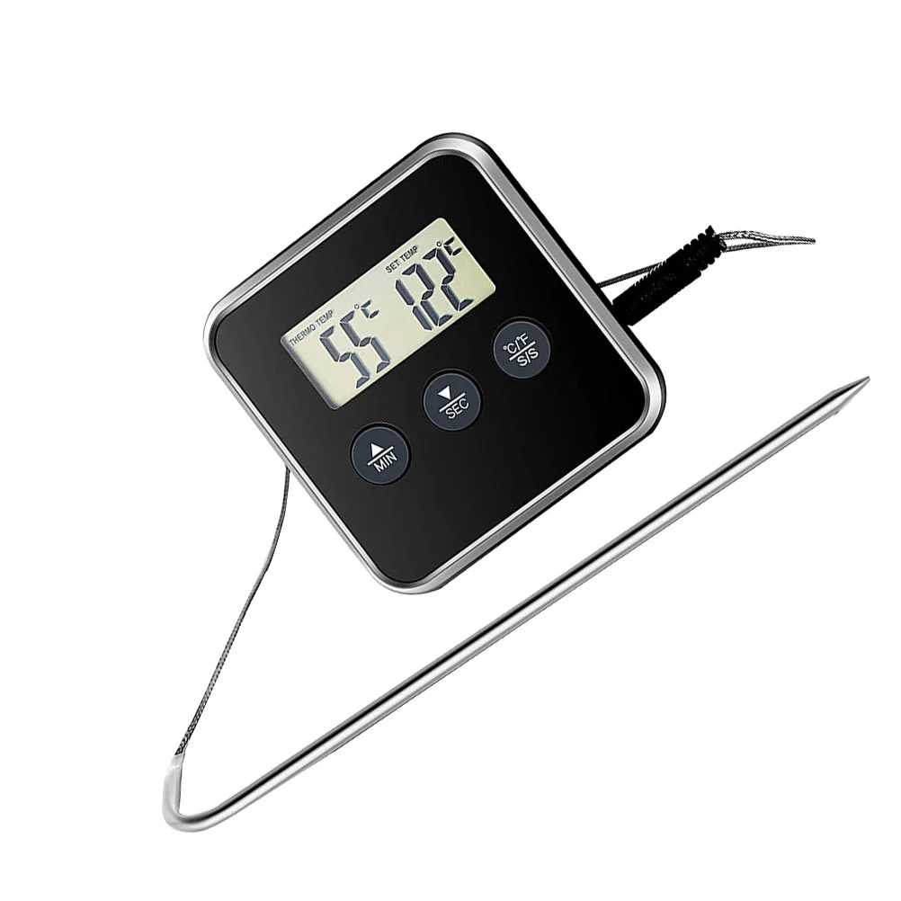 

Timer Kitchen Meat Electronic Digital Cookingoven Temperature Read Barbecue Baking Instant Measuring Tool Electricchic