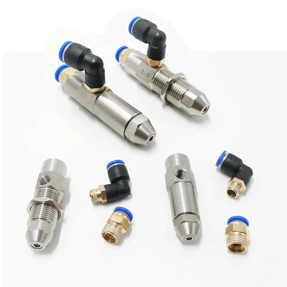 Waste Oil Burner Nozzle Fuel Oil Nozzle Waste Siphon Boiler Nozzle Oil Spray Boilers atomizing Burner  Nozzle with 8mm Connect
