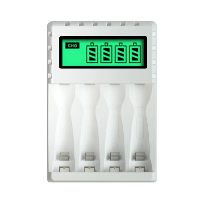 

Smart Intelligent LCD Display Battery Charger With 4 Slots For AA/AAA Nicd Nimh Rechargeable Batteries Nimh AA Charger