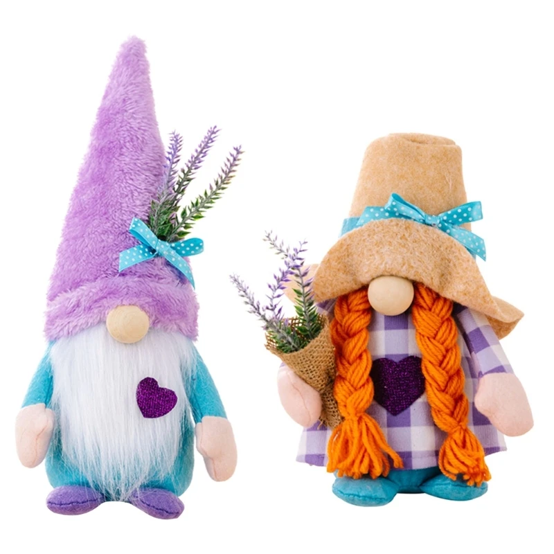 

Весенние гномы, лаванда, шведские гномы, украшения для кухни, многоярусный поднос, украшения в виде сердца, скандинавские гномы B03D