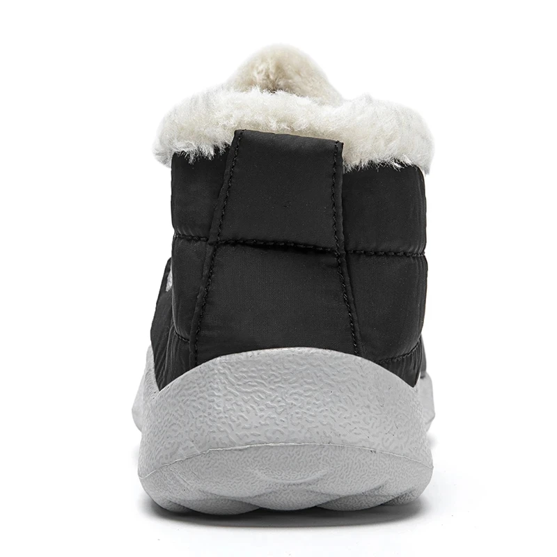 2023 Snow Boots Women Shoes Warm Plush Fur Ankle Boots Winter Female Slip On Flat Casual Shoes Waterproof Ultralight Footwear