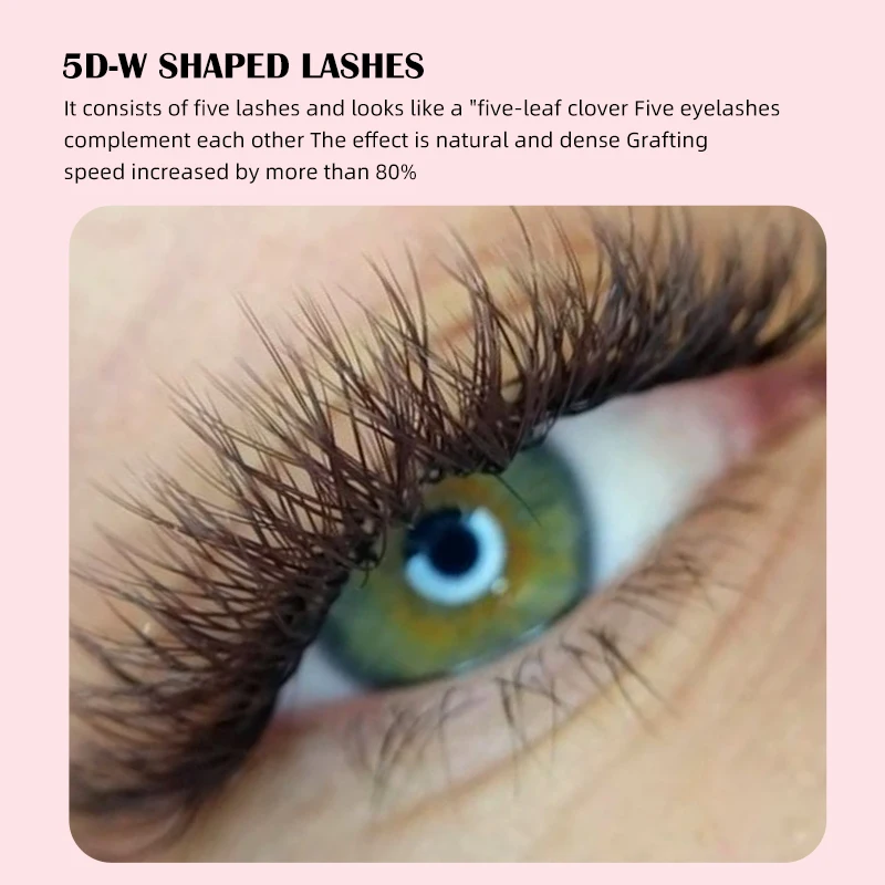 Накладные ресницы Yelix 5D W-образные