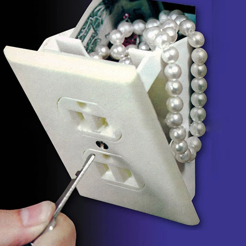 Скрытая настенная безопасная розетка шкатулка для драгоценностей секретное