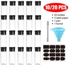 5101520 шт., банки для специй, шейкер для соли и перца, банки для приправ, органайзер для специй, пластиковые приспособления для барбекю