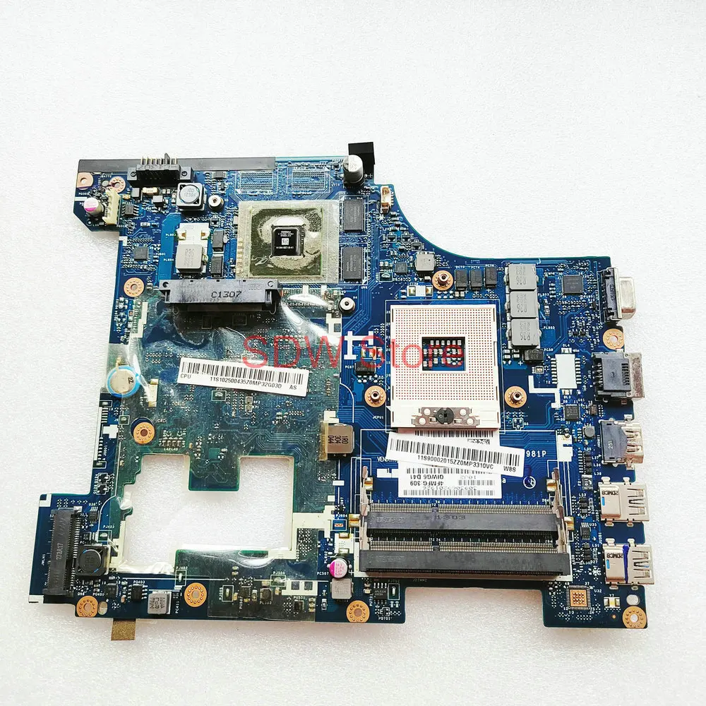 Для ноутбука Lenovo G580, материнская плата для ноутбука QIWG5_G6 _ G9, рабочая материнская плата HM76 DDR3 100%