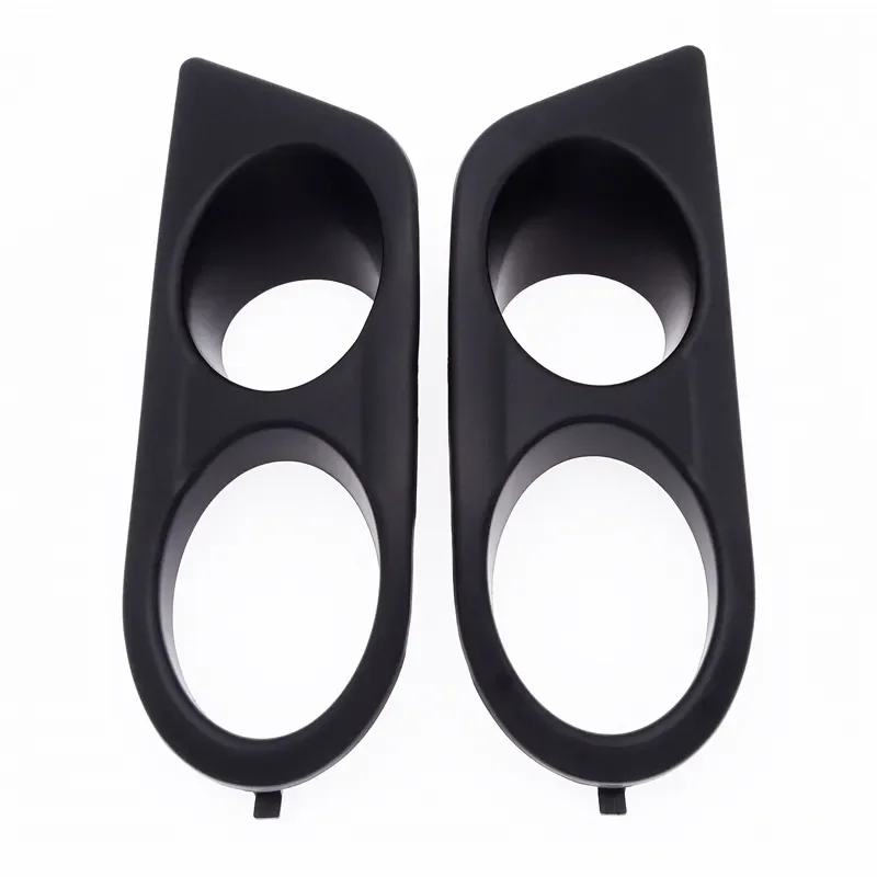 

for BMW E46 M3 2001-2006 Black Car Front Bumper Fog Light Covers Dual Hole Surround Air Duct ABS Car Styling Accessories