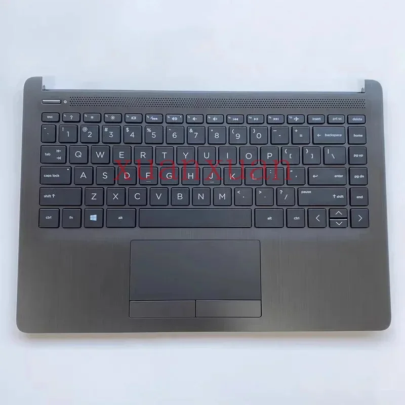Новая клавиатура с подсветкой крышки упора для рук HP 14-CF 14-DF 14-DK Grey 14S-CR 14S-DF 14S-DK