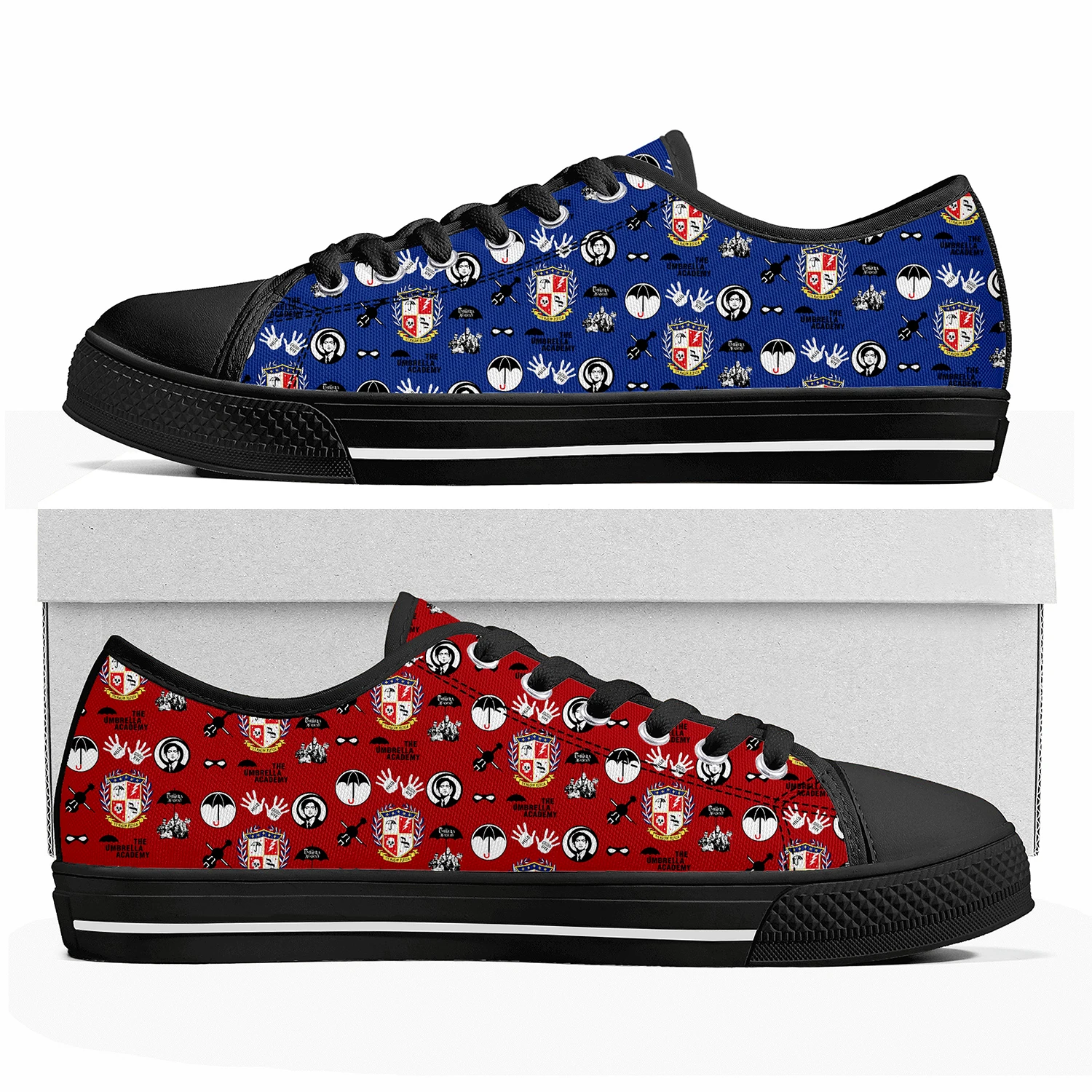 

The Umbrella Academy Low Top Sneakers Womens Mens Teenager High Quality Canvas Sneaker Casual Anime Cartoon Customize Shoes
