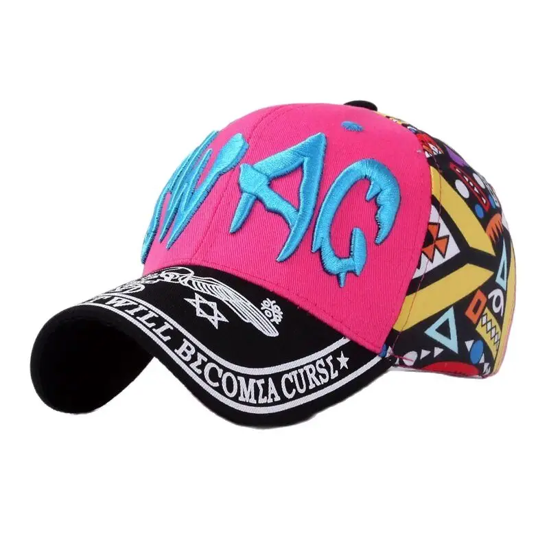

2022 New Outdoor Sport Baseball Cap Spring And Summer Hip Hop Graffiti Embroidered Adjustable Men Women Caps Fashion Hip Hop Hat