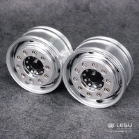 lesu metal front wheel hub for 114 electric cars powered axle rc tractor truck hydraulic dumper model scania benz volvo toys