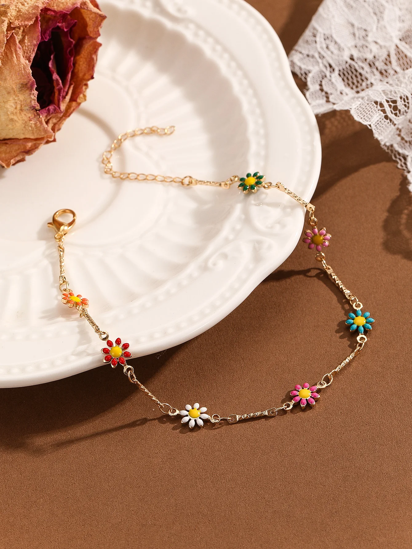 Женский браслет на щиколотку из нержавеющей стали