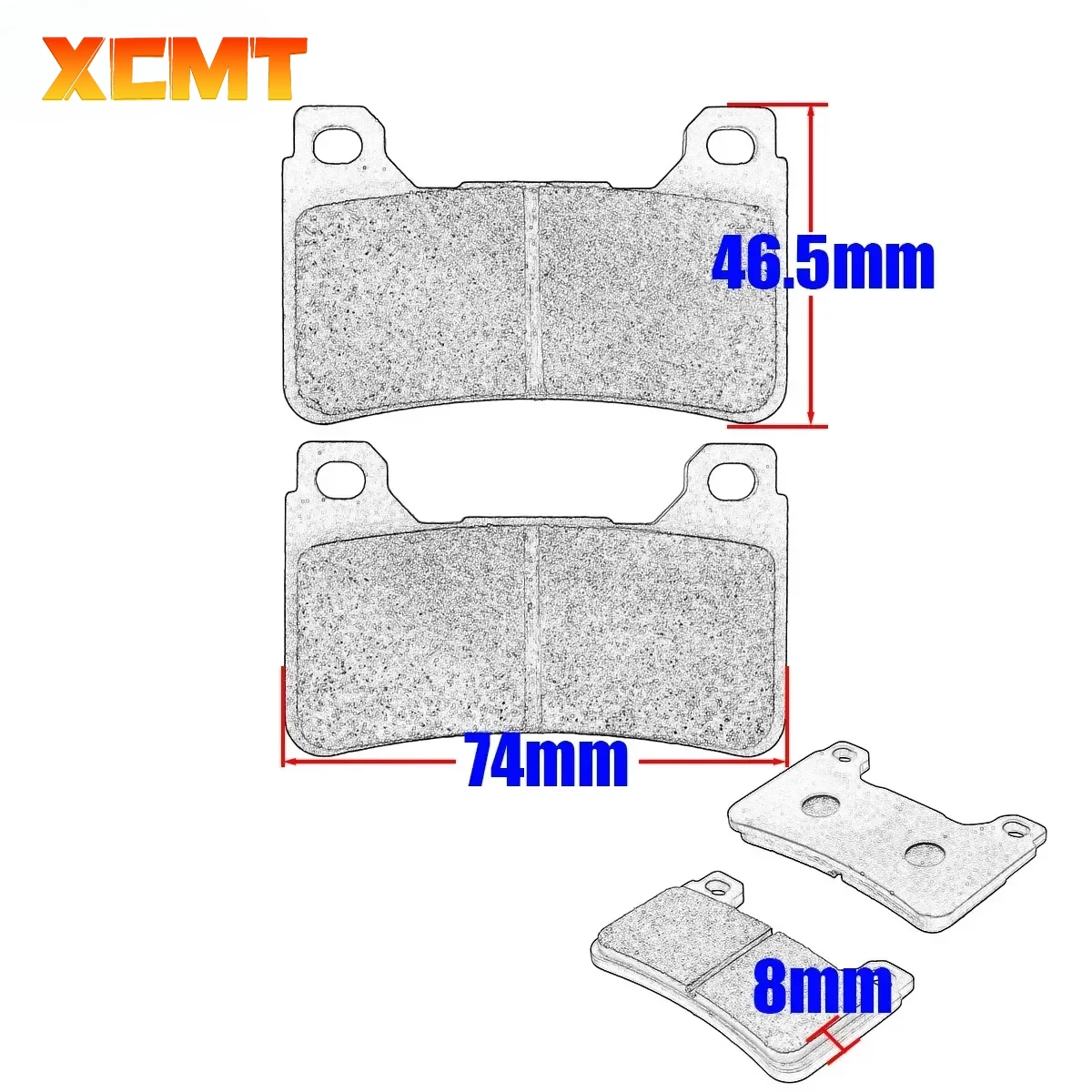 Передние и задние тормозные колодки для мотоциклов HONDA CBR1000RR CBR1000 RR 2004 2005 CBR600RR CBR600