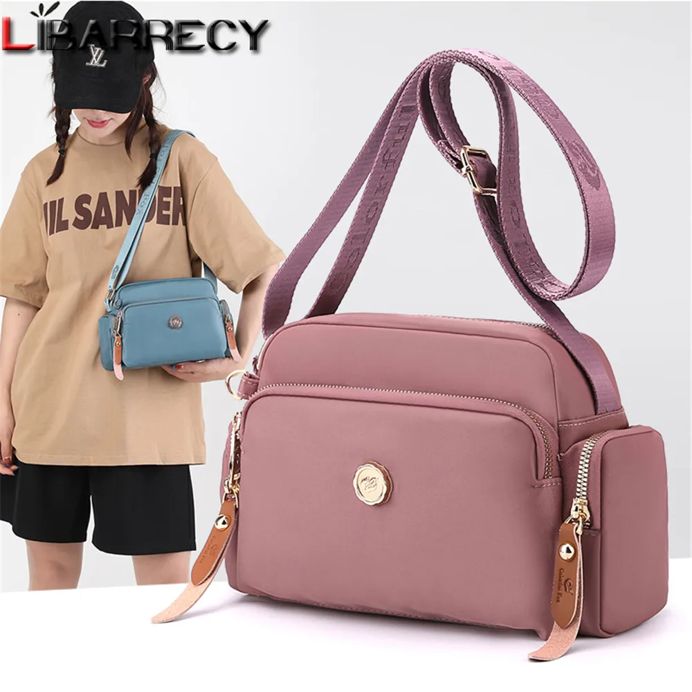 

2023 Casual Designer Women Shoulder Bag Nylon Female Handbag and Purses Waterproof Girls Messenger Crossbody Bag for Women Small