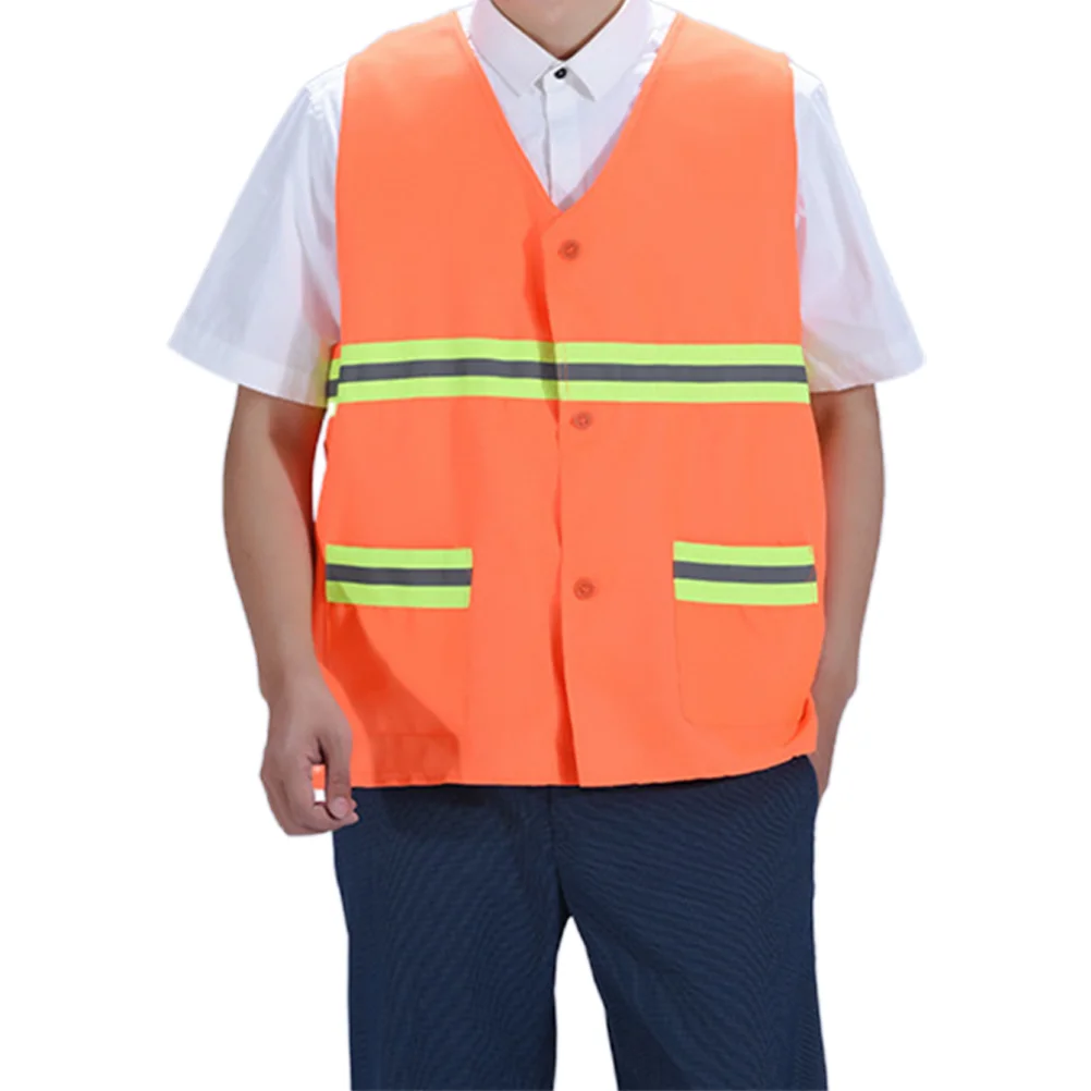 

1 PC Vest Lightweight High Visibility Fluorescent Fabric for Guardian