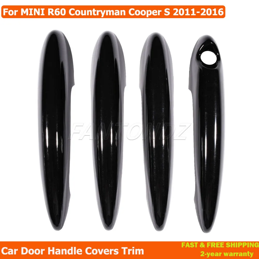 

Наклейка на внешнюю дверную ручку для MINI R60 Countryman Cooper S 2011-2016, 4 шт./компл., накладки на дверные ручки автомобиля, отделка