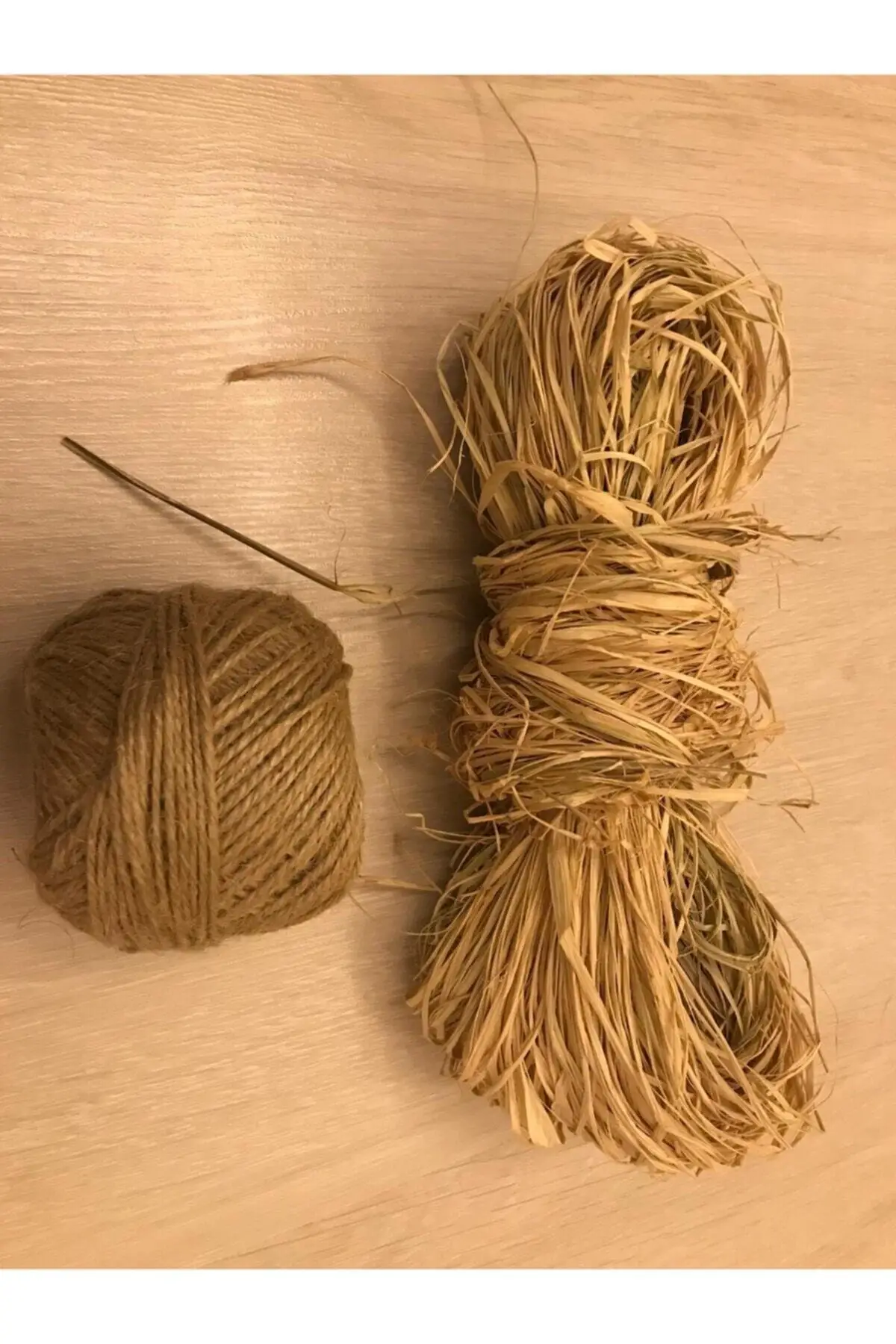 

100 grams of natural raffia & meter brown jute whip rope 1 pcs hobby supplies entertainment life