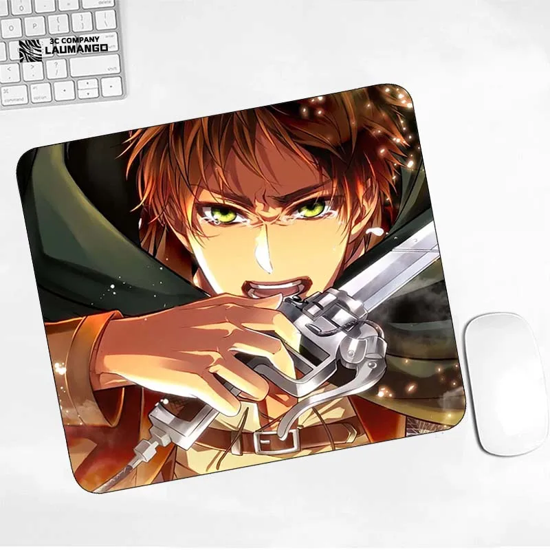 

Attack On Titan Custom Mouse Pad Gamer Girl Pc Accessories Table Pads Deskmat Rubber Mat Gaming Mousepad Mini Computer Mats Desk