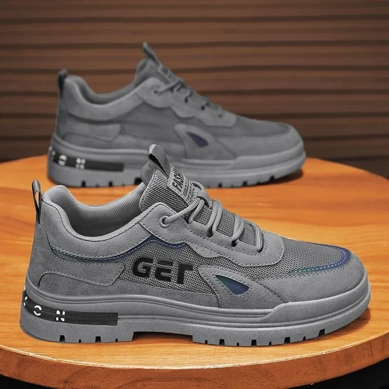 Летняя мужская обувь дышащие повседневные кроссовки 2024 уличная модная для