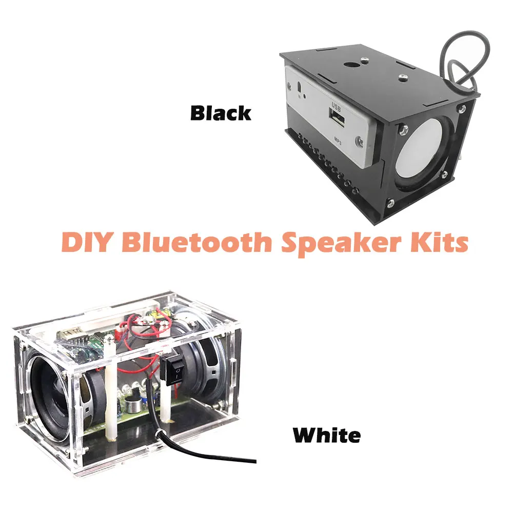 Детали Bluetooth-динамика DC3.7-5V DIY 3 Вт + 2-канальный динамик BLE производство и сборка