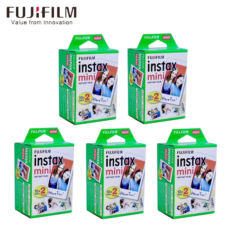 10/20/40/50/60/80/100 листов Fuji Fujifilm 3 дюйма Instax mini 11 9 пленки для Mini 11/9/8/7 + фотобумага камеры