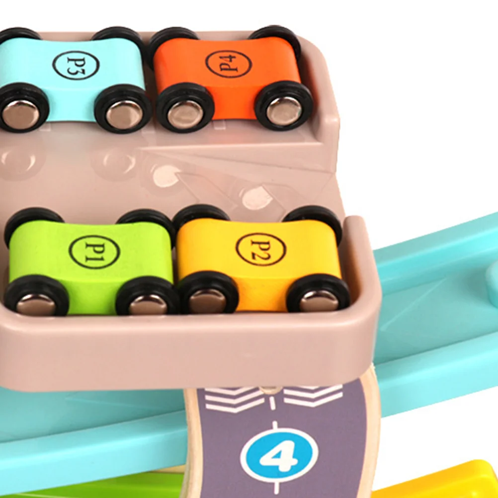 

Rail Glider Children's Interactive Toy Early Education Wooden Track Car Gliding Kids