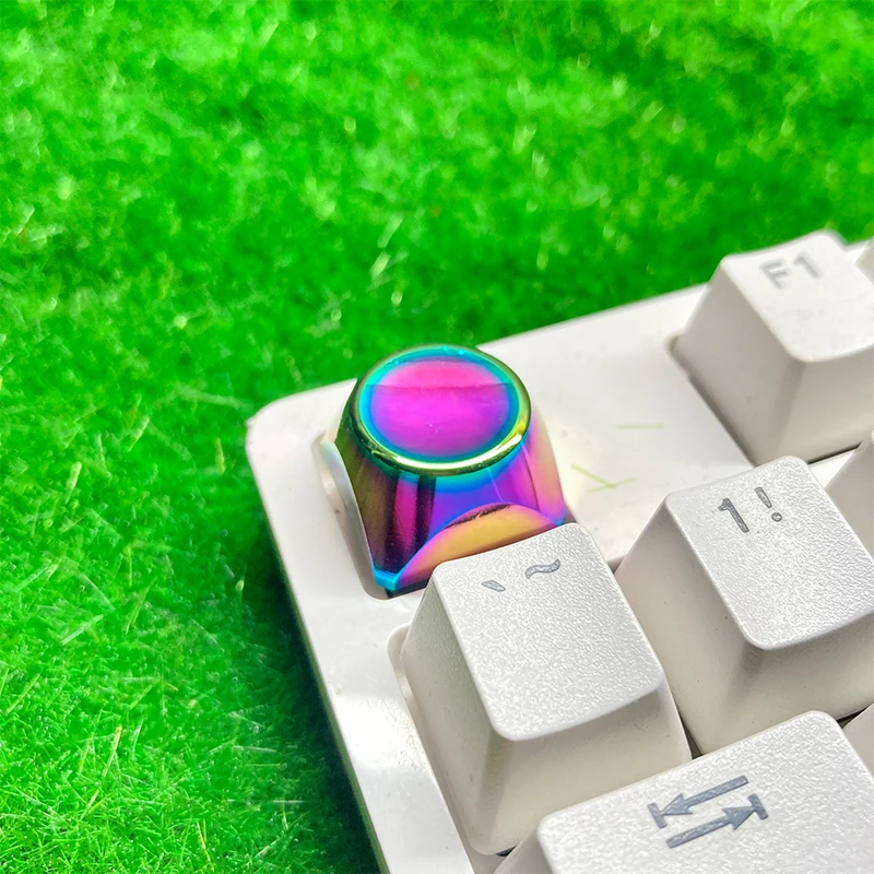 

Personalized Metal Keycap Original Height Cherry Mx Switch Cross Axis R4 Esc Magic Color Translucent Keyboard Keycap