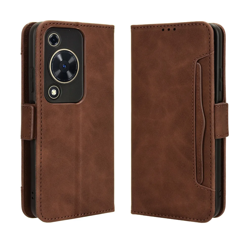 Чехлы-бумажники для Huawei Nova Y72 4G/ Enjoy 70 4G чехол-книжка с магнитной застежкой кожаный