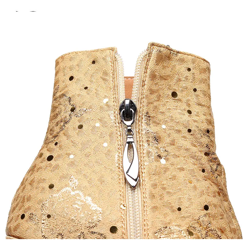 Latin Dance Shoes Women's Latin Tango Ballroom Dance Boots Fashion Party Stilettos Ladies Dancing Shoes Girls Sandals High Boots