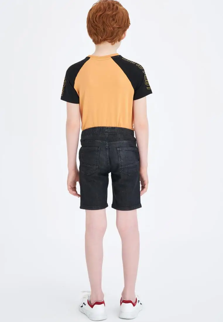 DeFacto летняя одежда для мальчика из джинсовой ткани маленьких девочек Талия на