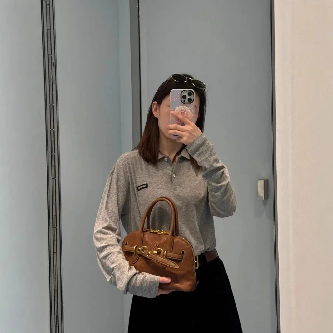 Новое поступление серия M 2024 осенне-зимний вязаный жилет с вышивкой и буквенным