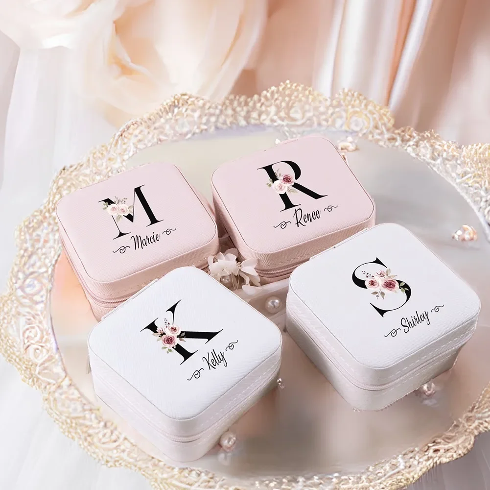 Персонализированные шкатулки для ювелирных украшений путешествий оригинальные