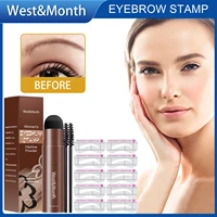 eyebrow print eyebrow powder makeup kit artifact hairline trimming shadow powder hairline repair powder step brow stamp shaping
