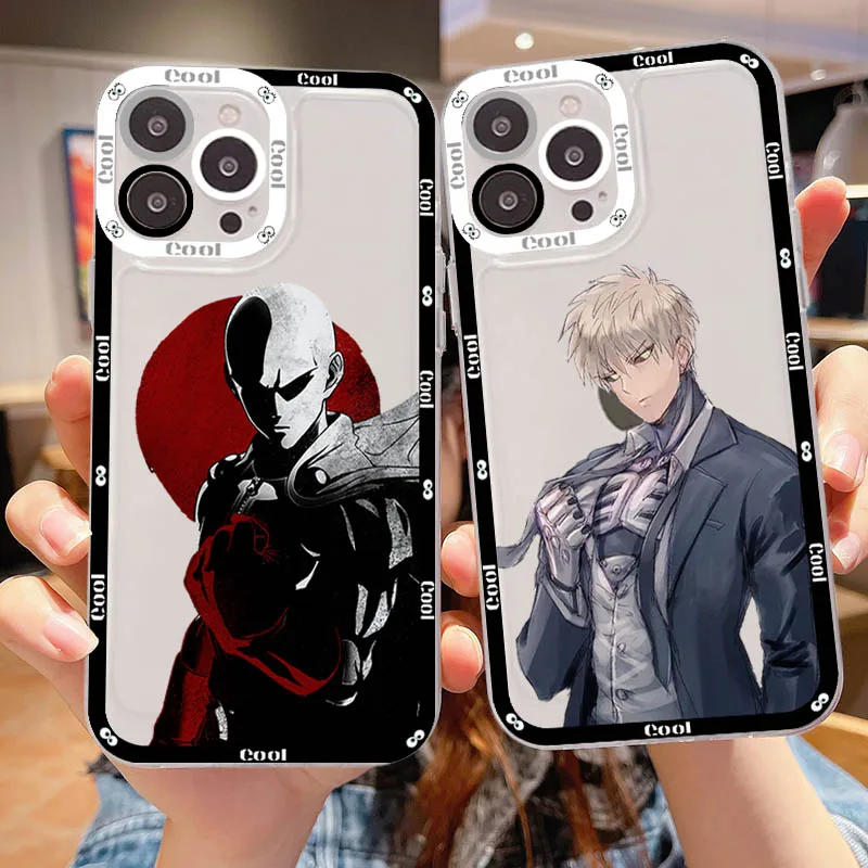 

One Punch Man Phone Case for iPhone 11 12 13 Mini Pro Max 14 Pro Max Case shell