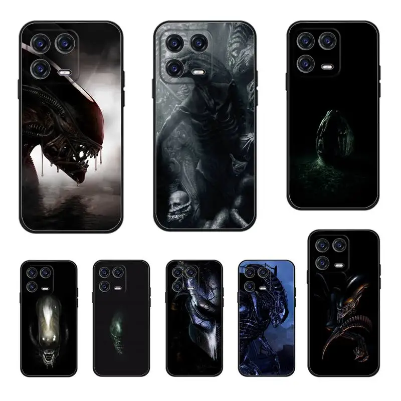 

Чехол для телефона Monster A-Alien для Xiaomi Redmi Note 11 11T 11S 10 10T 9 8 7 6 5 Pro Plus 5G 4G, силиконовый черный чехол для телефона