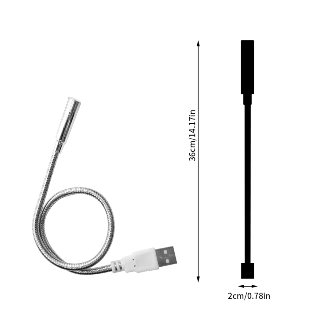 

Table Lamp USB Socket Freely Foldable Portable LED Light Soft Desk Light Saving Energy Eye Protection Away From Myopia