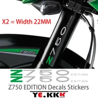 for kawasaki z750 z750r edition decals stickers 2x custom hollow motorcycle fairing housing stickers