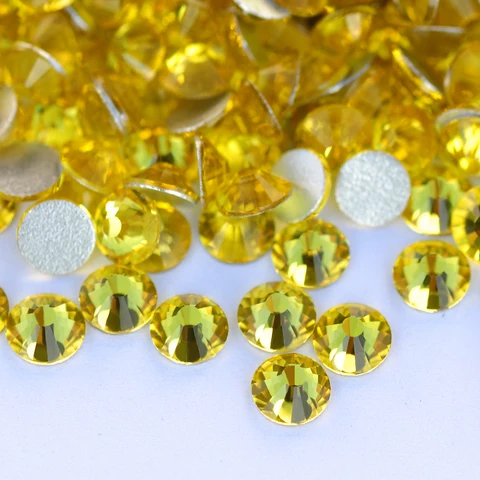 HiSwaro 5A цитриновые стразы SS3-SS50