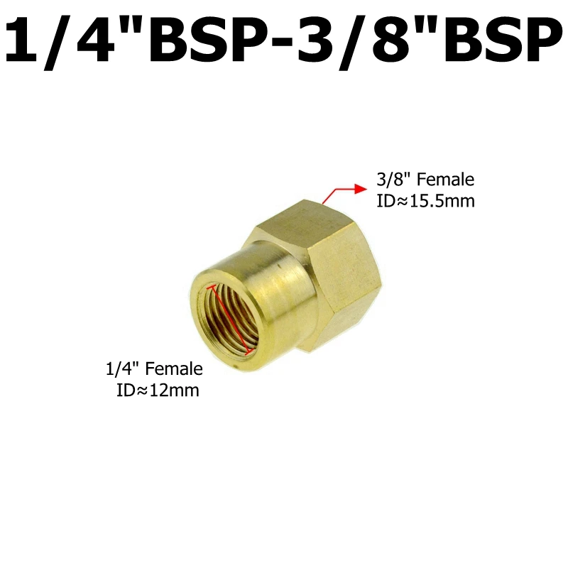 

Латунный шестигранный редукторный фитинг WYWBEY Hex Nipple 1/8 1/4 3/8 1/2 3/4