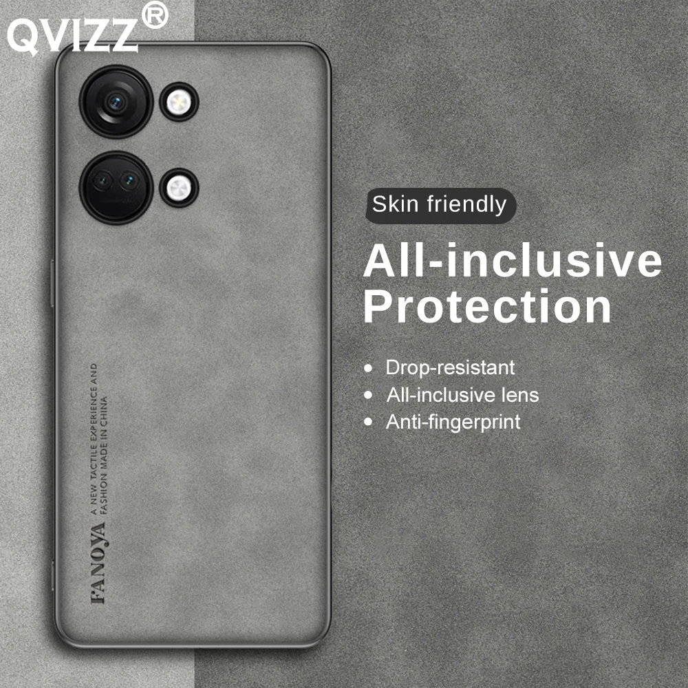 

Luxury Leather Case for OnePlus Ace 2V Ace2V PHP110 Soft Silicone Edges Hard Back Armor Shockproof Phone Cover OnePlusAce2V