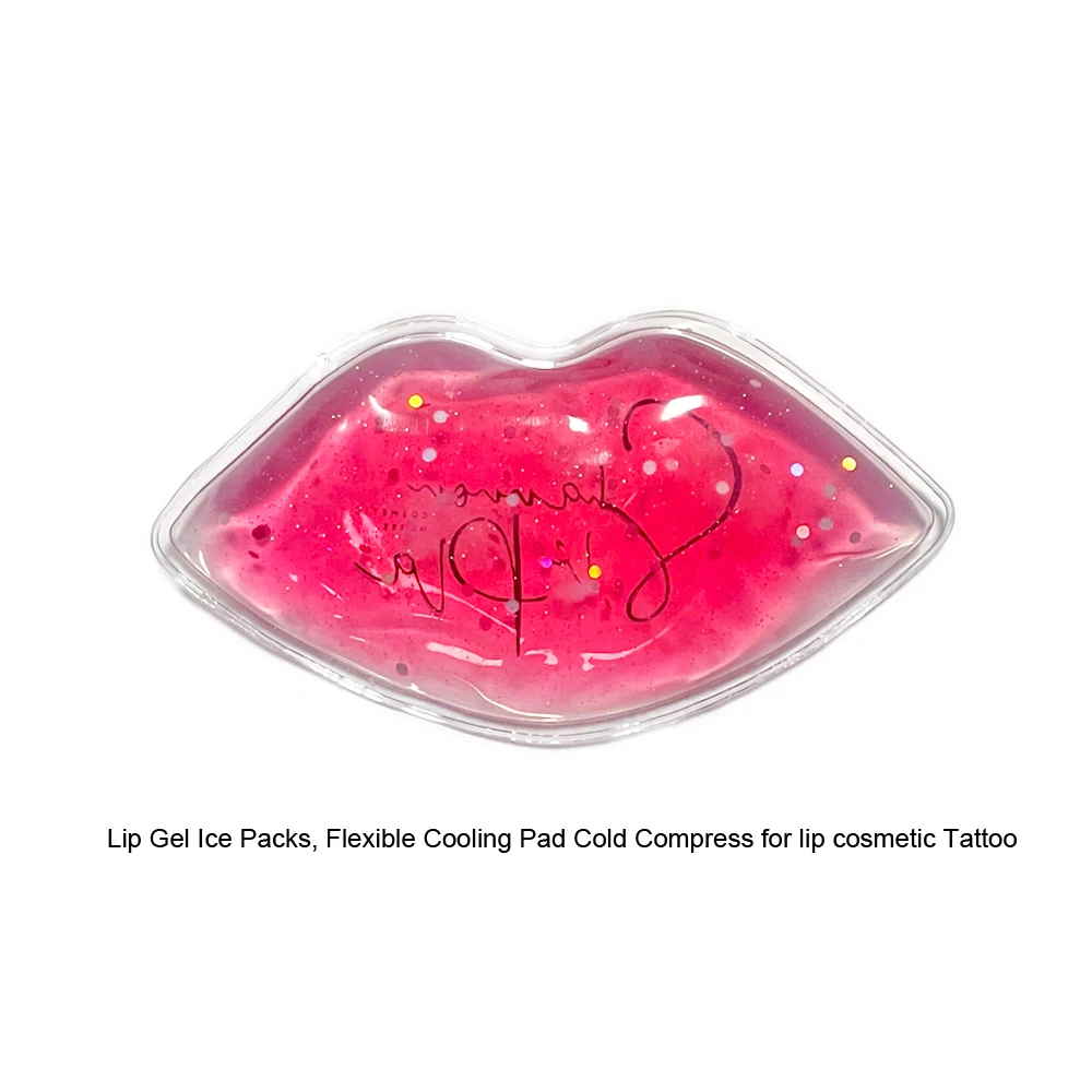 

10/5/2pcs Reusable Lip Cooling Pad Cold Compress Cosmetic Injuries Pain Relief Cold Use Lip Surgery Lip Gel Ice Packs Flexible
