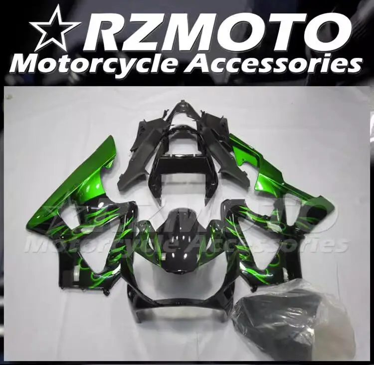 

Injection Mold New ABS Motorcycle Fairings Kit Fit For HONDA CBR929RR 2000 2001 00 01 CBR929 Bodywork Set Custom Flame Green