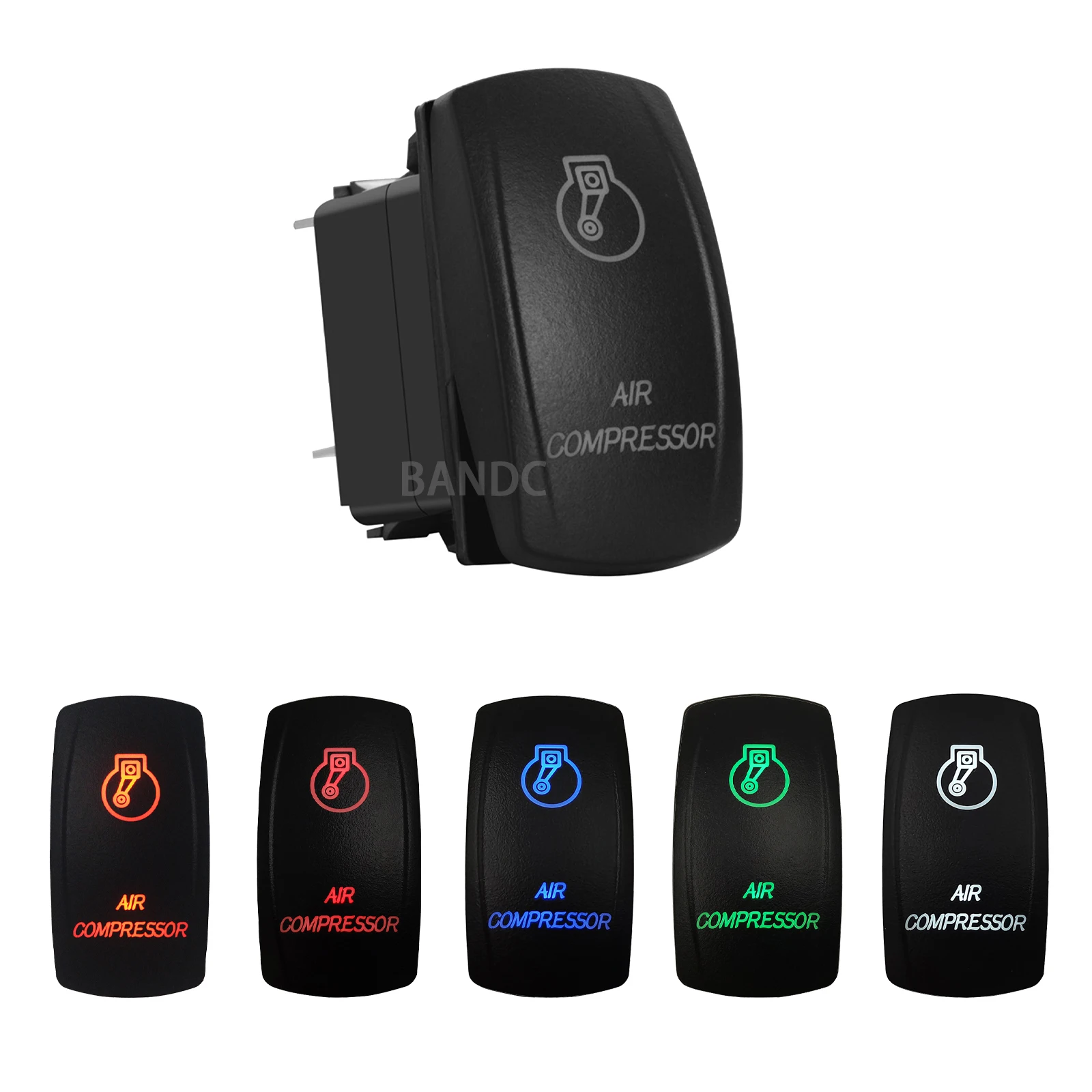 Rocker Switch Laser 5 Pin On Off Toggle Switch Replacement For Arb Car Truck Trailer Tractor Marine Sxs Utv Atv
