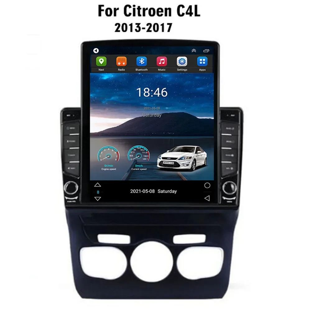 

Автомагнитола для Citroen C4 C4L 2013-2035, 2DIN, Android 12