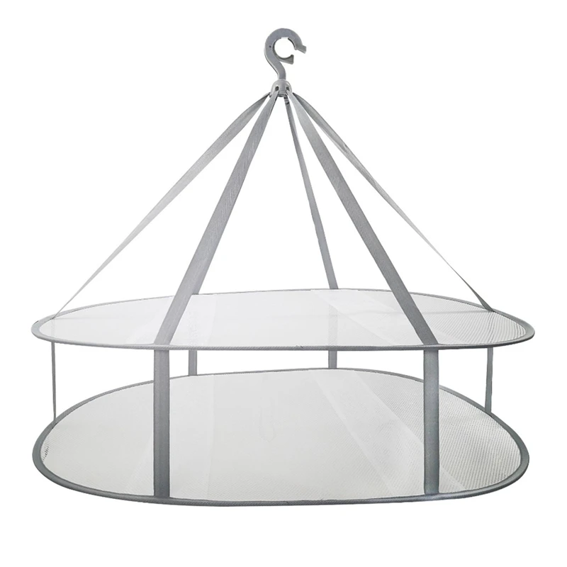 

Sweater Drying Rack Hanging Clothes Hanging Dryer Laundry Mesh Drying Rack, Foldable Clothing Dryer Racks