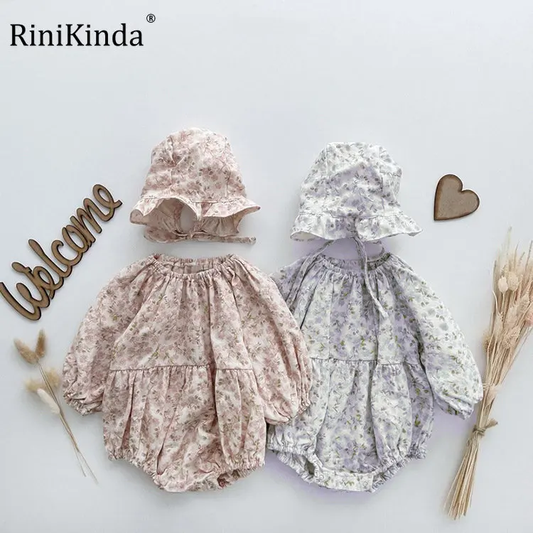 

Комбинезоны с капюшоном для новорожденных девочек, Цветочный комбинезон с длинным рукавом, боди, одежда для детей, весна-лето